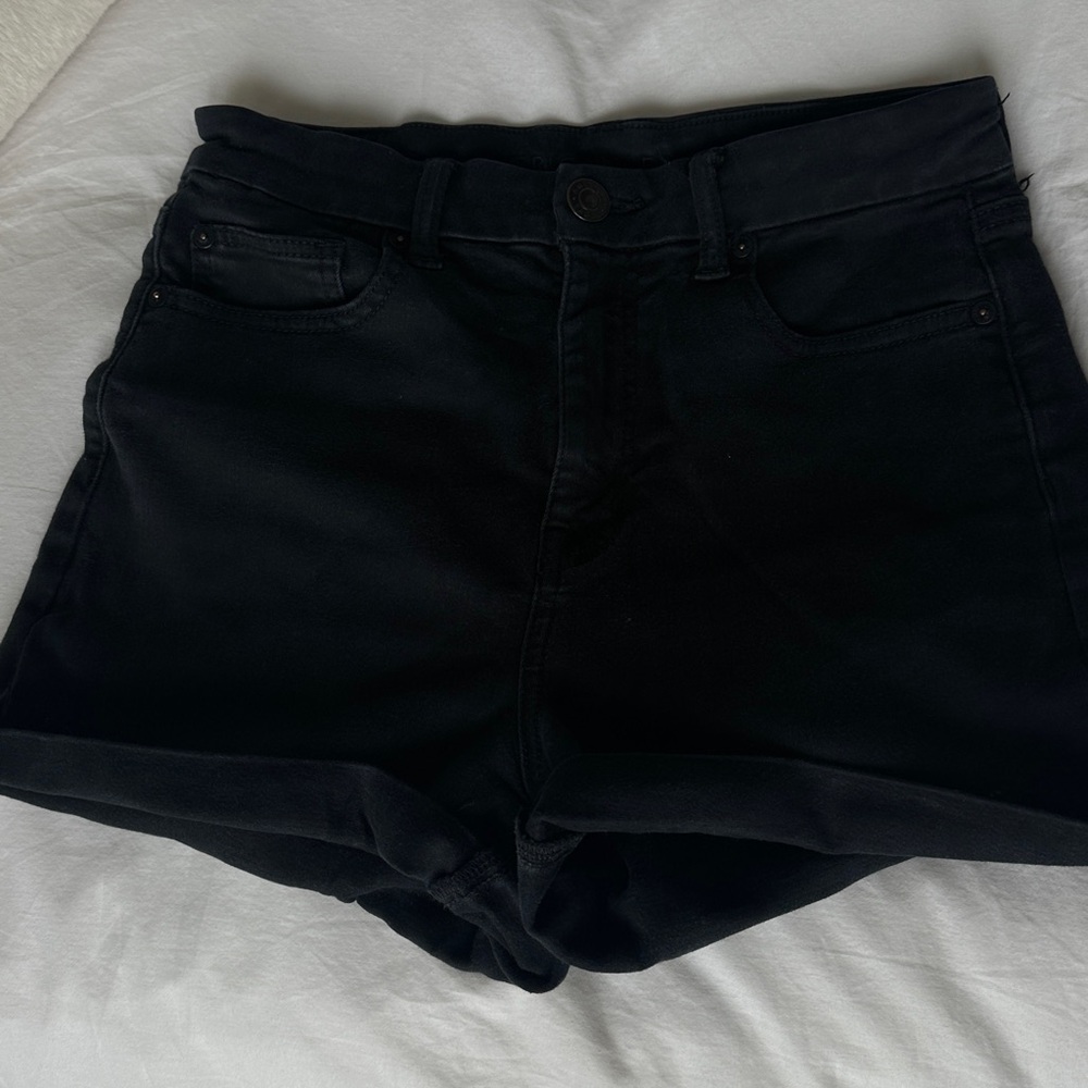 American Eagle Outfitters Black High Waist Shorts